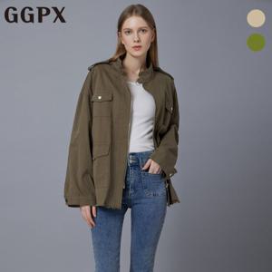 [GGPX] 하이넥 빈티지 야상 점퍼 (GP2JP002F)