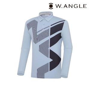 [와이드앵글] WMM23229GB  CO W.ICE 원픽 폴로 티셔츠 M (Grayish BLUE)