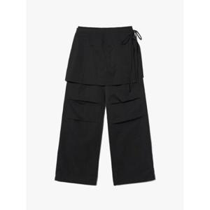 [휠라] FILA 여성용 랩스커트 레이어드 팬츠 FS2WPH2152FBLK