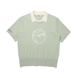 말본골프반팔티 KQJ M5222PKT31MNT 5부카라 니트반팔 MINT GREEN (WOMAN)