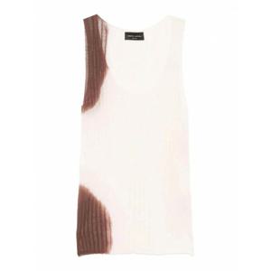 [ROBERTO COLLINA] 여성 탑 탱크 Watercolor B04014B0451 Nude Neutrals /8