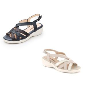 LANSAC5451WG2 WG9 금강제화 랜드로바 여성 경량 쿠션 샌들 2COLOR