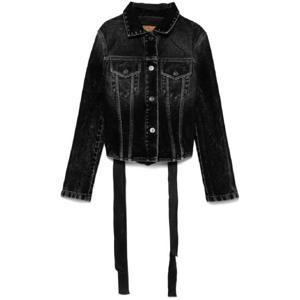 25 SS 발렌시아가 레이스업 데님 재킷 831697TSW65 TP435982260