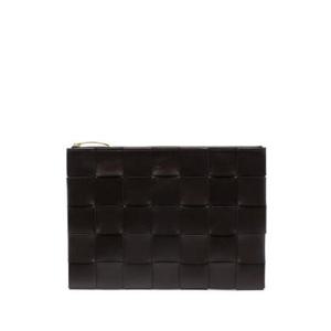 BOTTEGA VENETA 보테가 베네타 인트레치아토 미디엄 브라운 클러치백 2066960