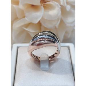 로이드 트리플 컬러 볼륨 14K  GOLD 반지 LRS25011G