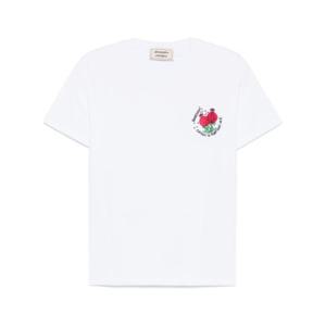 알레산드로 엔리케즈 반팔 티셔츠 S100 000CLUCK White