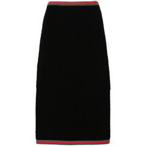 구찌 미디 스커트 792043 XKD3C1152 Black