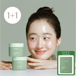 1 + 1 프레쥬 자연약쑥 피부 진정 수분크림 100ml(시트팩증정)