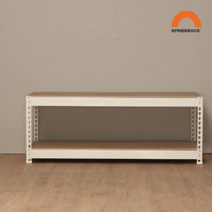 [스피드랙]1000x400x900_2단 베란다 수납 창고 팬트리 정리선반