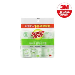 3M 3M 스카치브라이트 테이프클리너 중형형 리필 2+1입