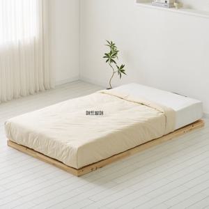 아이앤 아이앤 루벨린 삼나무 통깔판 저상형 SS 침대 프레임