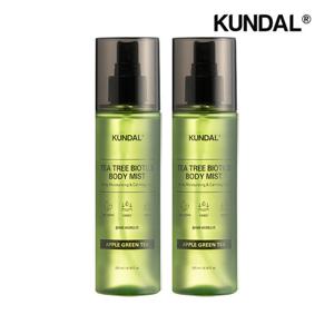 쿤달 쿤달 티트리 바이오틱스 클리어 바디 미스트 200ml x2개