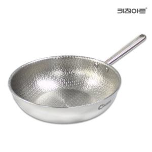 키친아트 키친아트 퀸엠보 인덕션가능 통5중 스텐레스 궁중팬 28cm