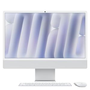 Apple 아이맥 24 M4, 10코어 CPU, 10코어 GPU, 16GB RAM, 256GB SSD - 실버 [MWUU3KH/A]