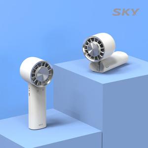 SKY 스카이 급속 냉각 휴대용 미니 손 선풍기+스트랩 W11