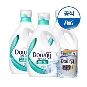 다우니 프리미엄 세탁세제 액체형 실내건조 1.9Lx3 + 200ML 증정