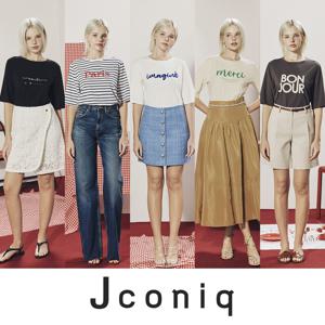 [J CONIQ] 제이코닉 25SS 썸머 코튼모달 레터링 티셔츠 5종 시즌2