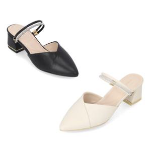 [엘칸토] 정상가159,000원 여성 쥬얼 스트랩 투웨이 슬링백 4.5cm LCWO76I413