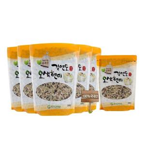 김연도 오색현미 500g 10봉 + 오색현미 300g 1봉