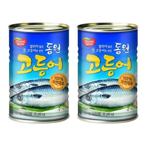 동원 고등어 통조림 400g x 8캔