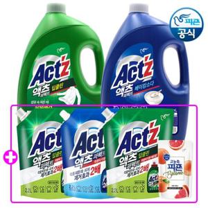 액츠 퍼펙트 세탁세제 3.3Lx2 + 2.2Lx3 추가 +  피죤고농축200ml