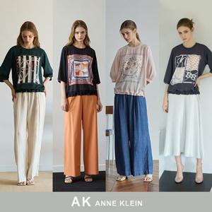 [AK앤클라인]25SS 우븐믹스 티블라우스 4종