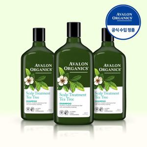 아발론오가닉스 유기농 티트리 샴푸 325ml x 3개
