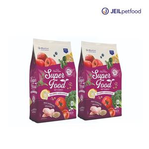 제일펫푸드 슈슈 슈퍼푸드 소프트 앤 모이스트 치킨 1.2kg 2개/강아지 사료