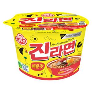 [오뚜기] 진라면 매운맛 용기 (큰컵) 12입