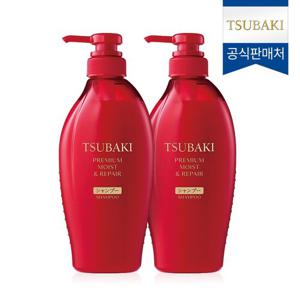 NEW 츠바키 프리미엄 모이스트 & 리페어 샴푸 450ml 2개