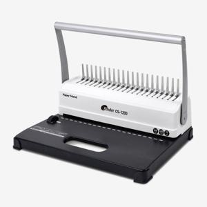 [현대오피스] 플라스틱링 제본기 CS-1200 15매천공 450매제본 마진조절가능