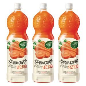 웅진 자연은 당근 1.5L X 3개 과채음료