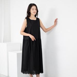 여성 엄마옷 라운드 생활한복 이너원피스 KD502299 중년여성의류/50대/60대/마담/빅사이즈/할머니옷