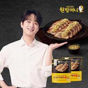 원할머니 의성마늘 순살사태족발 520g 2봉(족발200g4팩+소스60g4팩)