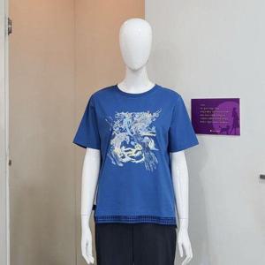 [올리비아하슬러]DP01 글리터 프린팅 티셔츠 OHDMTS116