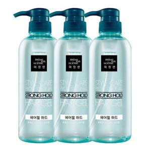 [미쟝센]미쟝센 스타일케어 스트롱 헤어젤 하드 500ml x3 /대용량