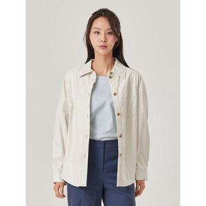 [꼼빠니아]페이크가죽셔츠형자켓_CCCS1-WRC010
