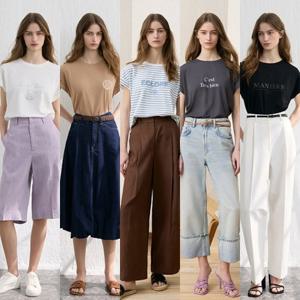 25SS 최신상 뉴 썸머 아트웍 실키티셔츠 5종 AMS252F0501TS