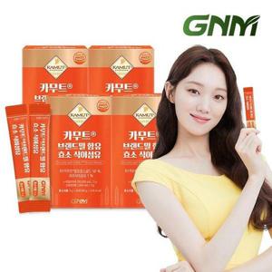 갤러리아_[역가수치 70만] GNM 카무트 효소 식이섬유 4박스(총120포) 호라