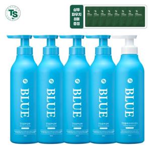 TS블루샴푸 500ml*4개+TS블루트리트먼트 500ml*1개+TS저스트샴푸 6g*8개