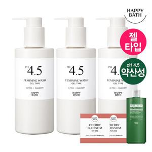해피바스 PH4.5 약산성 여성청결제 250g x 3 +증정 (옵션)