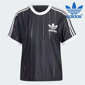 [나이키]아디다스 여성용 반팔티 /D30- IX5505 / 3 S PNST TEE 우먼스 아디컬러 3S 핀스트라이프 티