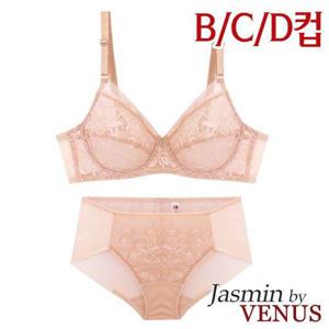 [자스민by비너스]올레이스 풀컵 와이어 브라렛팬티2종(JB1267)75B-90D