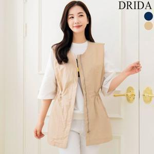 여름 바스락 40-50대 나일론 여자 여름 빅사이즈 경량 베스트 조끼 베이지 곤색 중년여성 미시 선물 캐주얼
