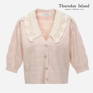 [써스데이아일랜드]디테쳐블 카라 가디건(T222MCD138W)