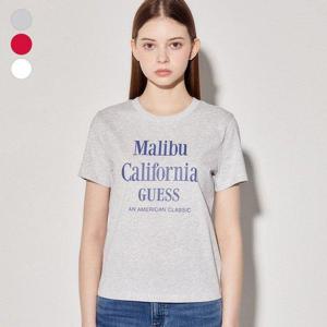 갤러리아_GUESS S/S [여성] 말리부레터링 반팔티셔츠