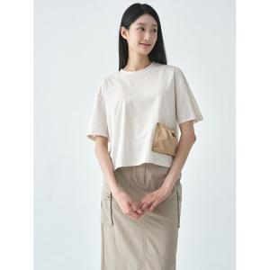 [지센][에센셜] 소로나 포켓 라운드 반팔 티셔츠 LSTSO481_LB