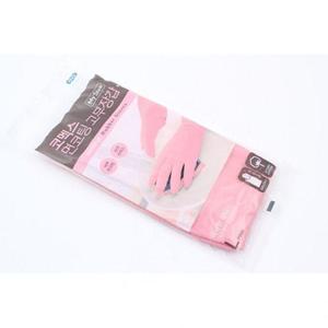 코멕스면코팅 고무장갑 핑크 대 설거지 주방세트 (W565389)