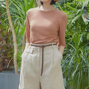 [루시앙]MARIO 린넨100 티블라우스 4종 SET
