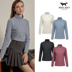 [TV광고 동일 상품]WOLSEY] 24FW 울시 여성 DEUX TEX 하이넥 양면기모셔츠4종